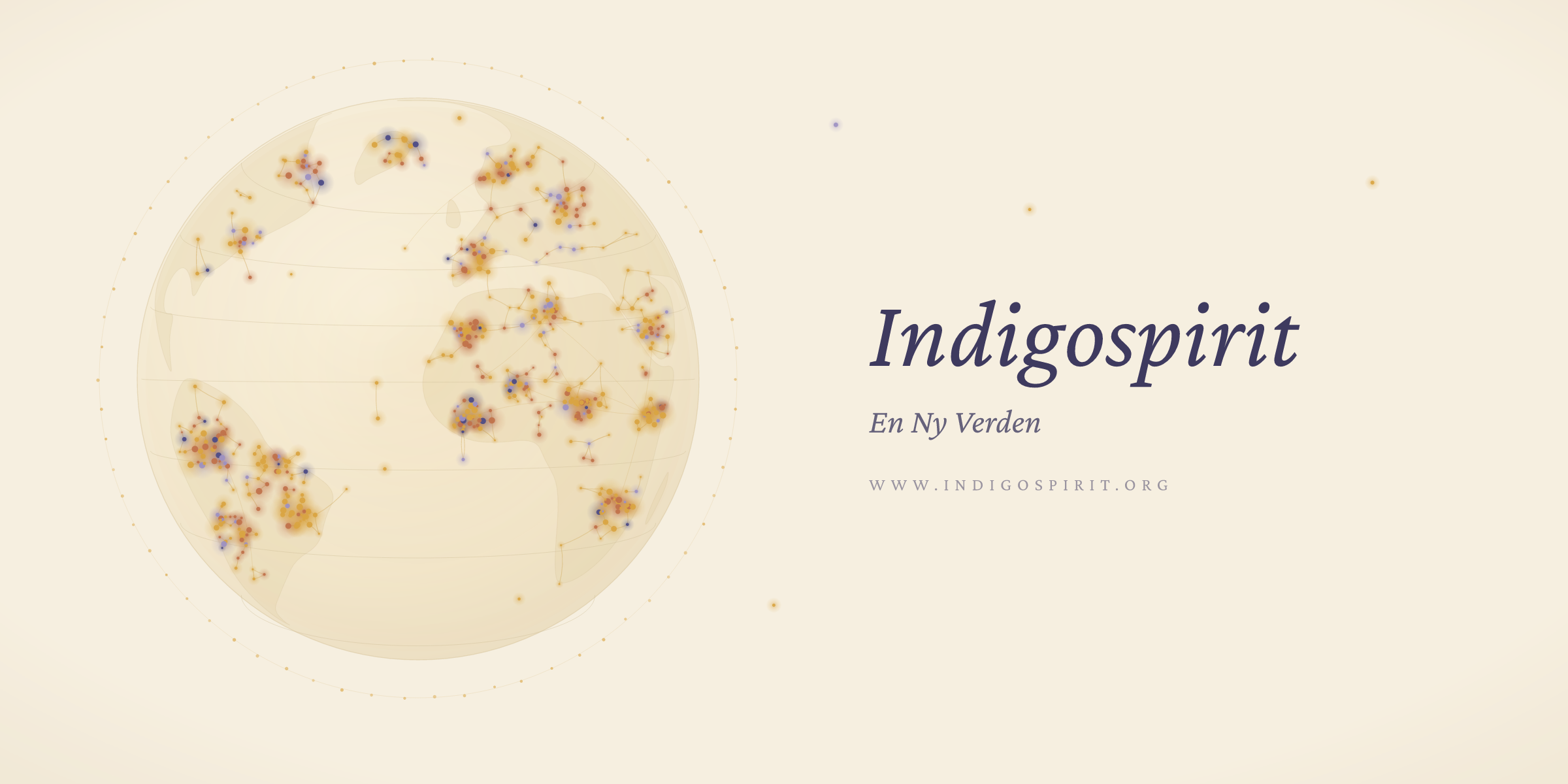 Indigospirit – A New World (wide image, Norwegian text)